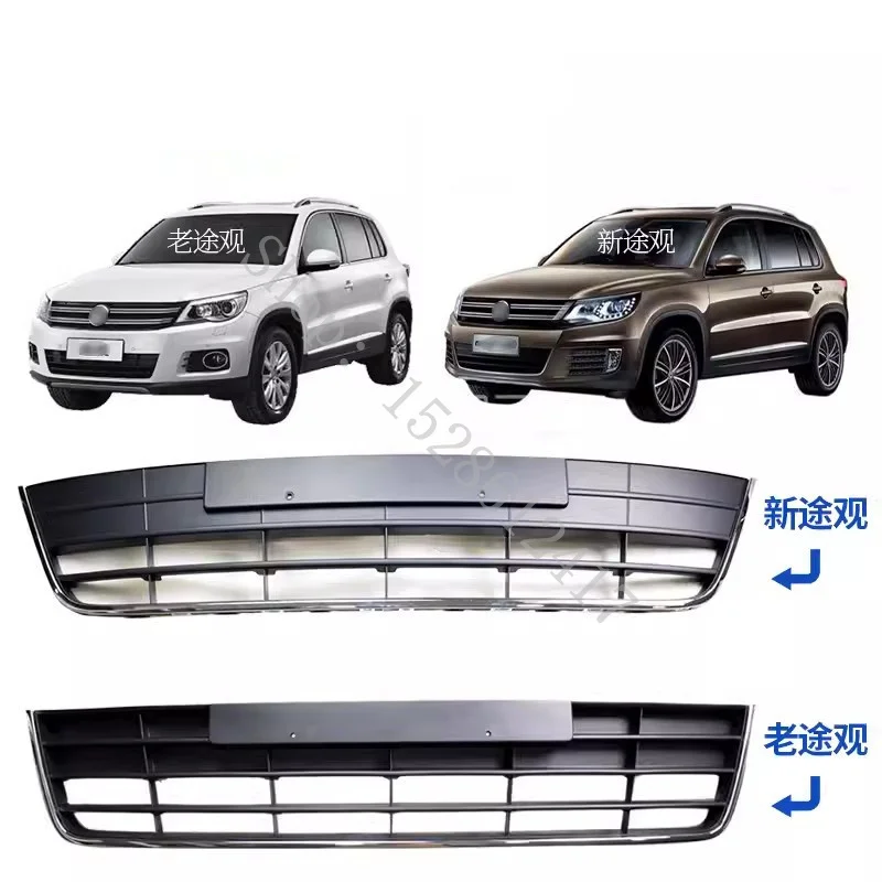 

For VW/Volkswagen Tiguan MK1 2009~2016 styling ABS Fog Lamp Case Front Grille Around Trim Racing Grills Trim Car Accessories