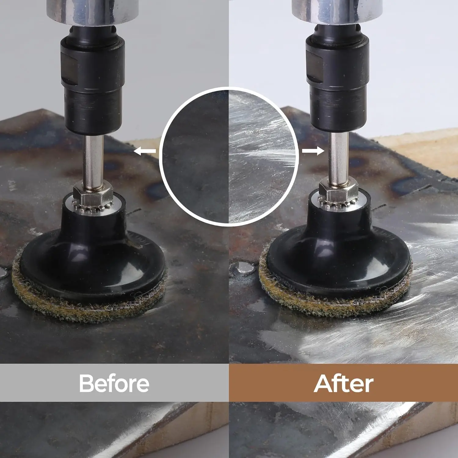 25 PCS Sanding Discs 2 Inch Coarse Quick Change Roll Lock Disc Die Grinder Sanding Disc Coarse Surface Conditioning Discs