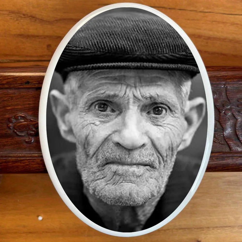 Lápida Conmemorativa Personalizada con Foto 2D (No 3D), 1 Pieza, Suba Fotos para Personalizar, Regalo de Pascua
