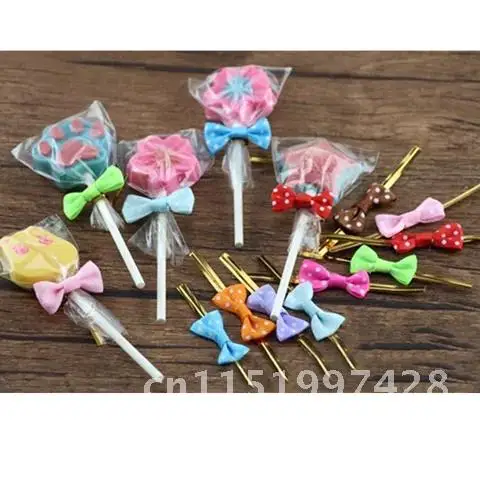 Pack 100Pcs Metallic Twist Wire Tie Cello Bowknot Lolipop Candy Cookie Bag Wedding Birthday Decoration Supplies