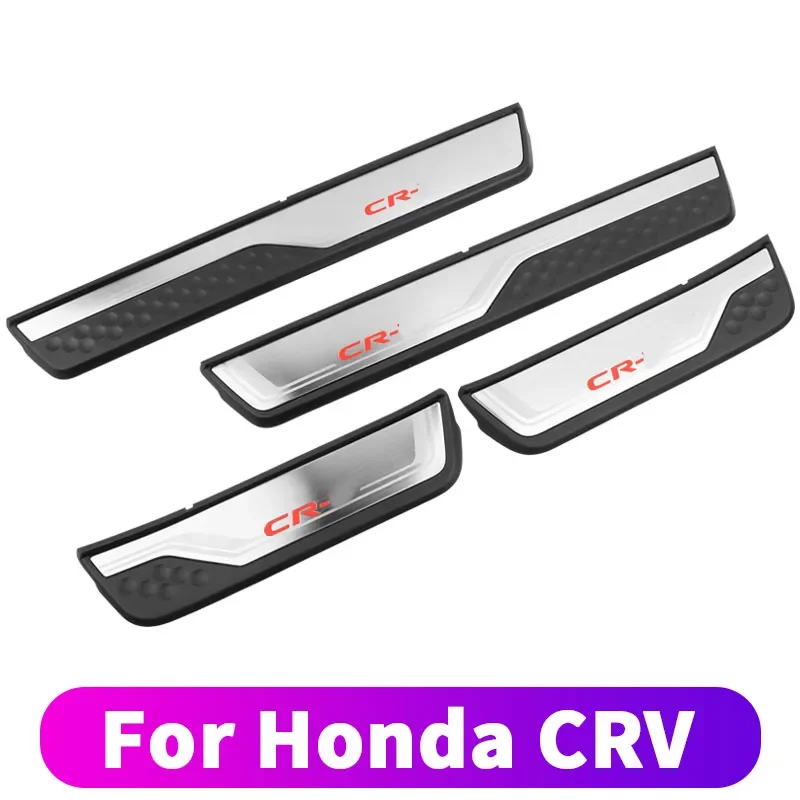 For Honda CR-V CRV 2017 2018 2019 2020 Car interior sill protection strip Anti-scratch welcome pedal Car interior accessories