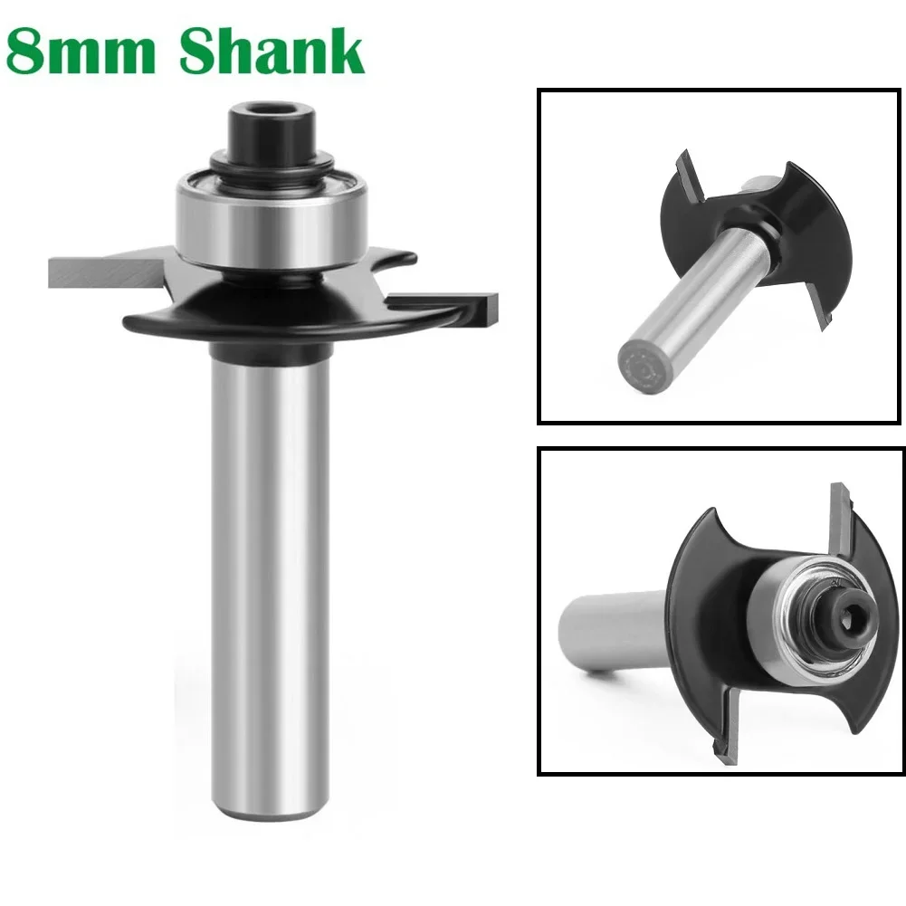 Brand New Milling Cutter Power Tool For Woodworking HSS Router Bit Slot Cutter T-Sloting 1pcs 2 Flutes 45# Steel
