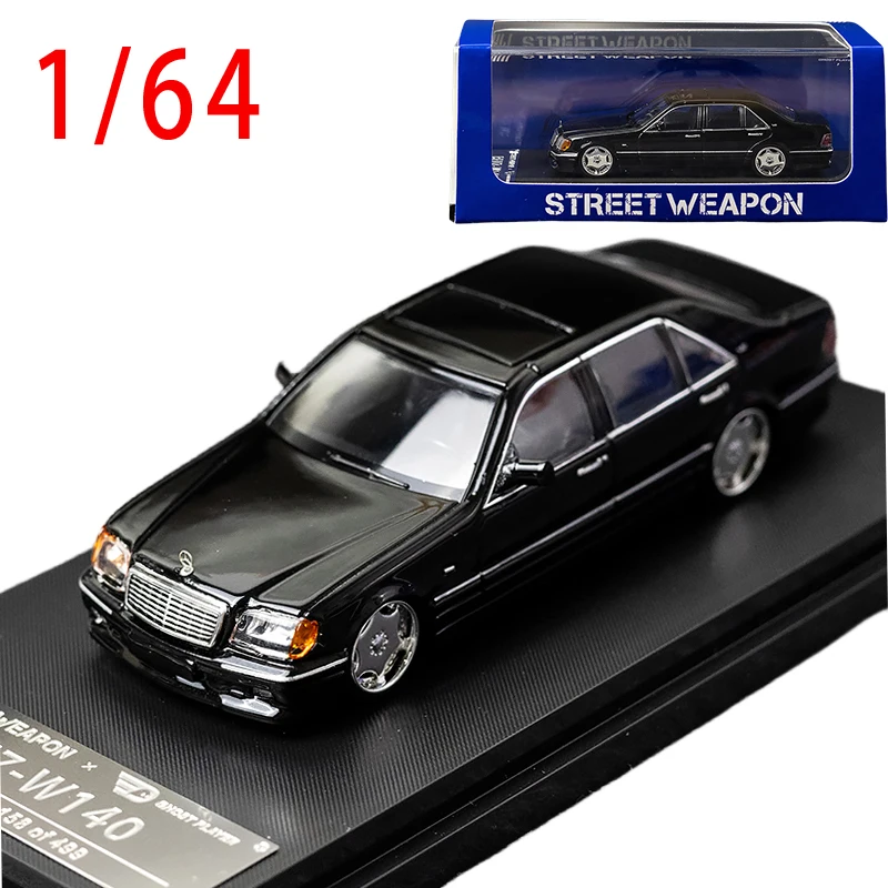 

SW Diecast 1/64 Scale W140 Alloy Car Model Benz S600 Play Vehicles Toys for Boys Gift