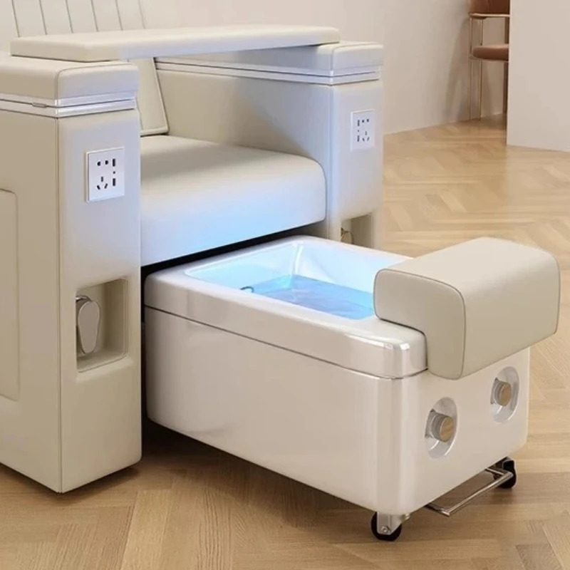 

Nail Salon Pedicure Chair Footrest Stool Massage Chair Electric Backrest Massage Fotel Do Pedicure Foot Care Salon Furniture