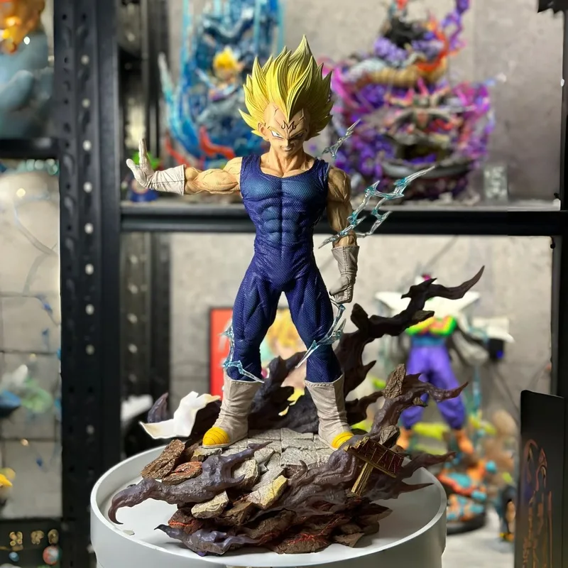 

Коллекционная фигурка Dragon Ball Majin Vegeta: Супер Сайян, статуэтка в полросте, аниме-модель, декоративное украшение