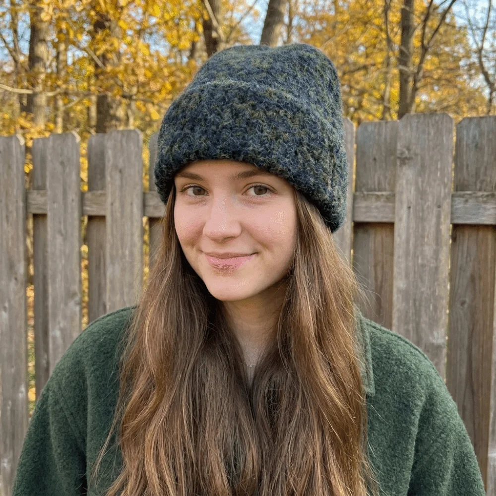 Retro Mixed Color Striped Beanie Hat Keep Warm Soft Knitted Cap Thickeneded Windproof Warm Hat Gift