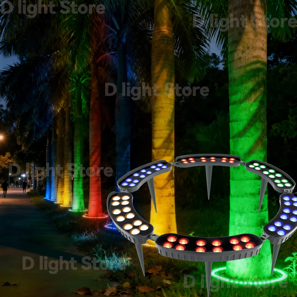 

4PCS Tree Holding light Outdoor LED IP65 220V Tree Hugging Lamp with Ground Spike LED Night Decor Lamp forGarden Courtyard Path