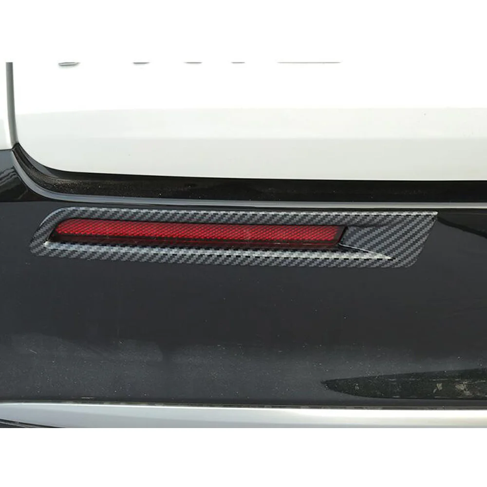 Rear Fog Light Lamp Frame Trim Covers Decoration Car Eyebrow Exterior Accessories Stickers 2Pcs For Toyota Sienna 2021 2022 2023 - view 4