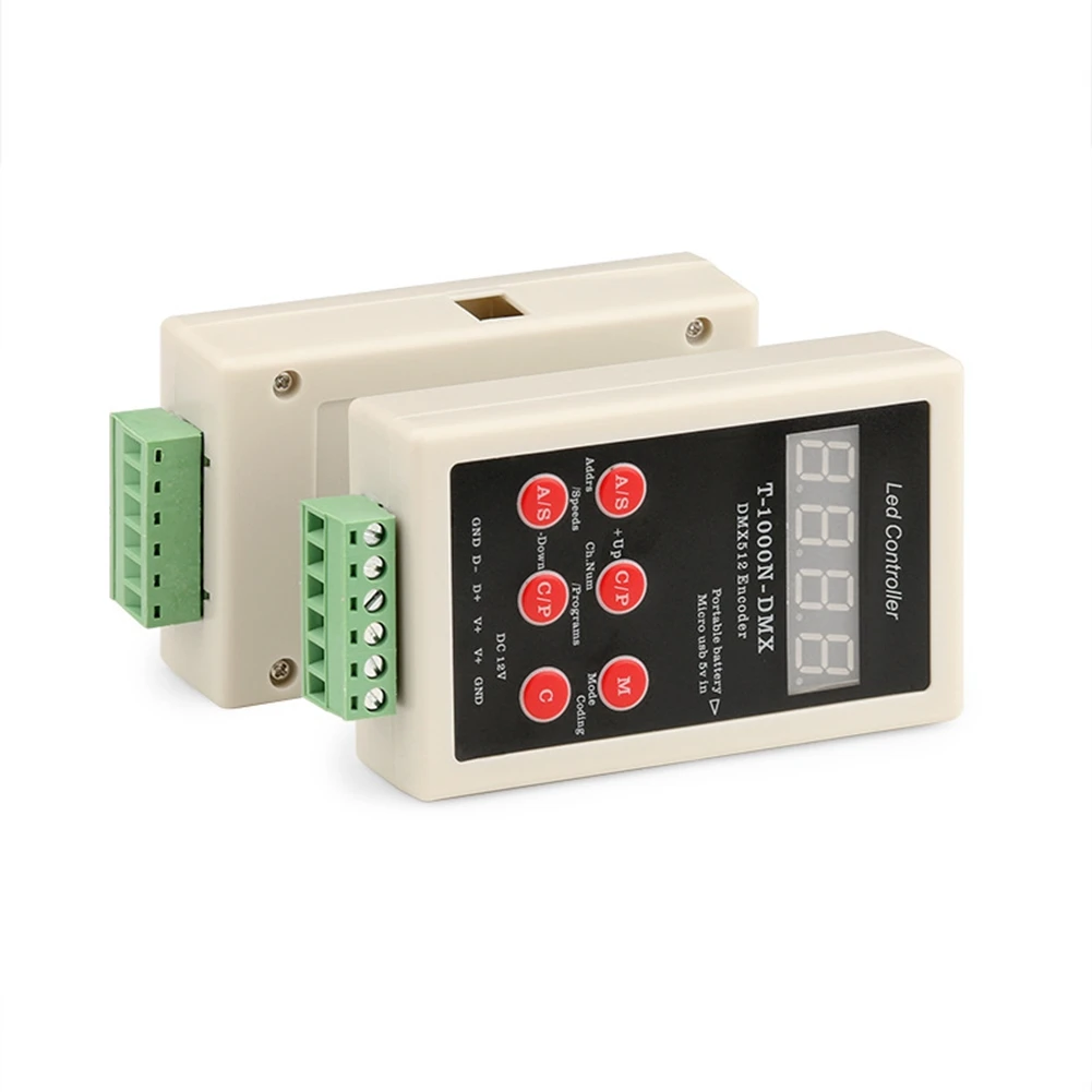 BTLIFE-DMX512 Writer T-1000N-DMX For UCS512, Sm1651x TM512AC, GS512 MX512, Sm1751x Series Addressable IC Address Writer