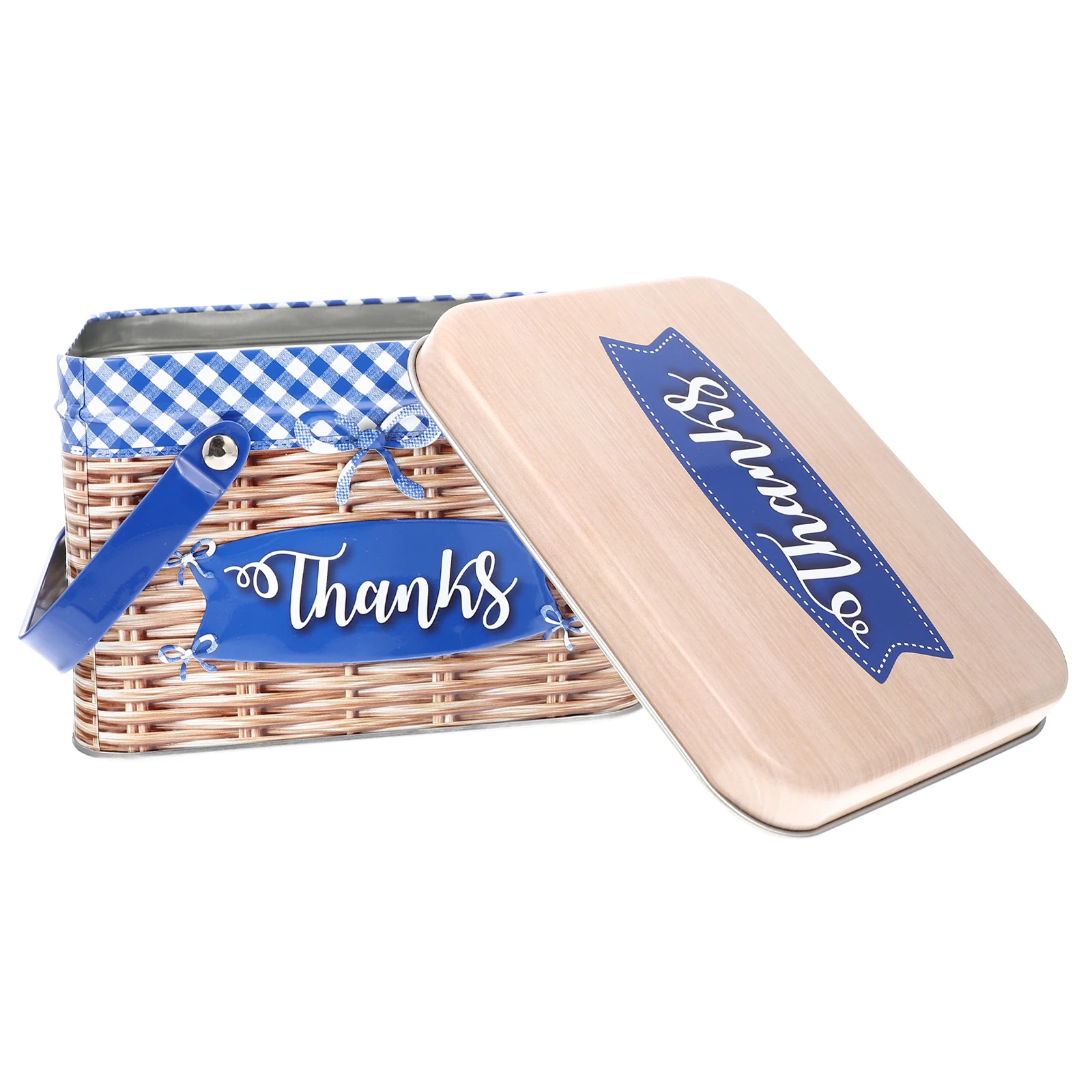 

Cake Boxes Metal Food Containers for Cookies Candy Storage Biscuit Gift Tin Rectangle Pastry Box Iron Material Lid Design