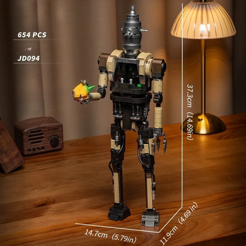 Série de filmes 654 pçs moc blocos de construção conjunto brinquedos criativos montagem robô figura modelo meninos tijolos educativos diy presente aniversário