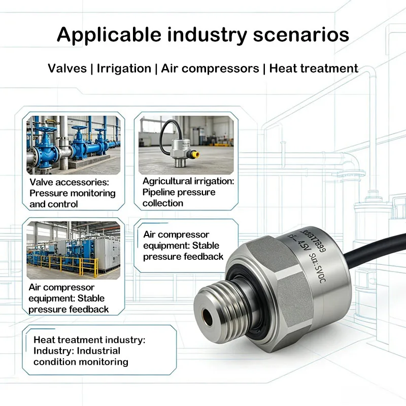 Miniature pressure transmitter with IP67 level of high protection, resistant to gas and water pressure, 4 - 20mA output