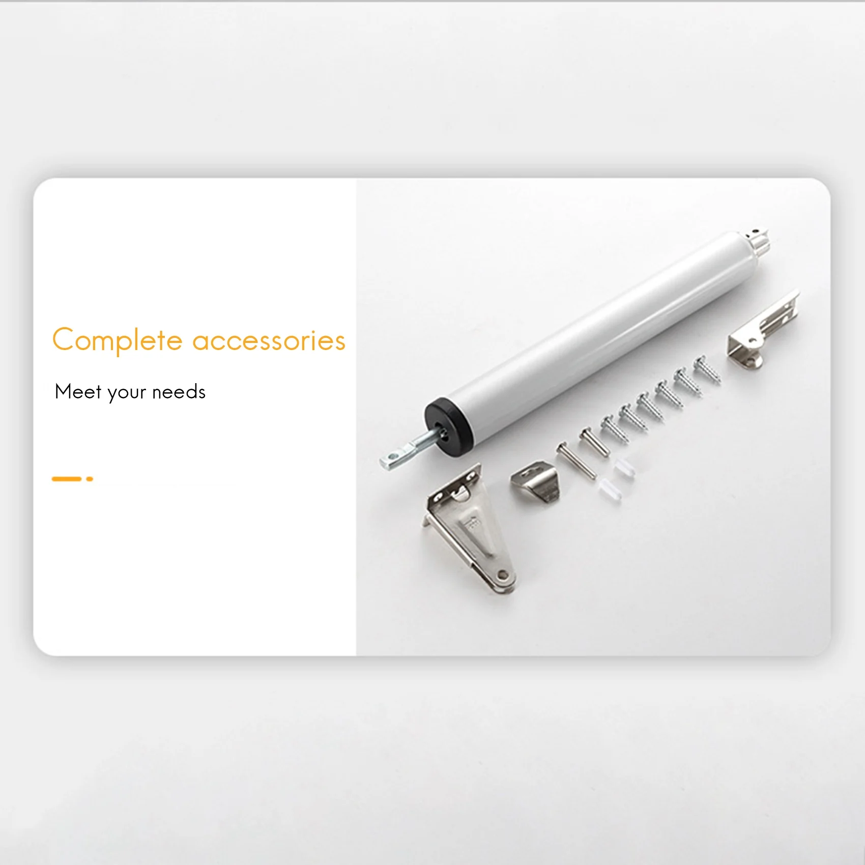 ABZL Simple Door Closer Silent Pneumatic Hydraulic Buffer Automatic Household Door Closing Artifact Furniture Hardware