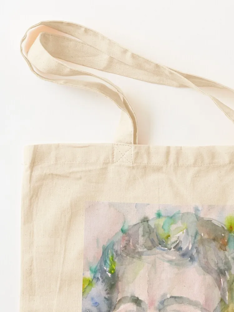 BARUCH SPINOZA - حقيبة حمل بورتريه بألوان مائية حقيبة حمل مخصصة حقيبة تسوق نسائية