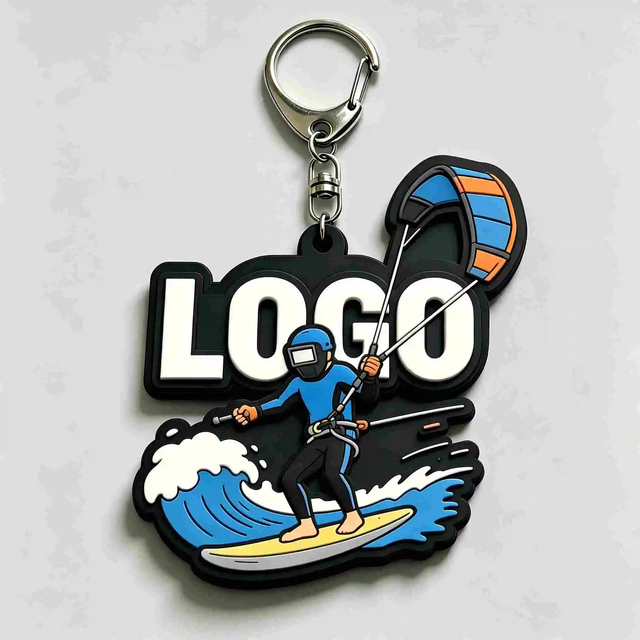Custom Soft PVC Keychain Key Chain Custom Logo 3D/2D Rubber Keychain Custom Keychain Gift Key Chain