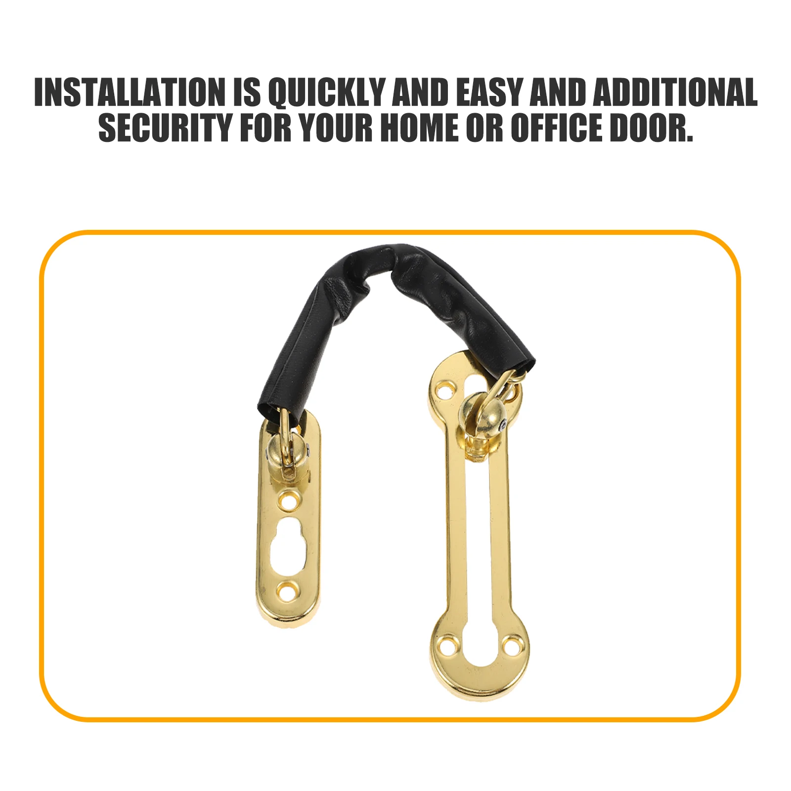 

Anti Theft Door Chain Heavy Duty Stainless Steel Security Bolt Latch For Home Office Doors Long Lasting Finish Door Hardware