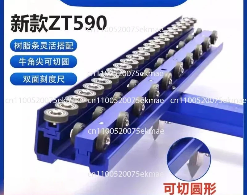 T-shaped Tile Push Cutter Round Belt Horn Tip Manual Rock Slab Cutter, Large Format Tile & Sintered Stone Cutting Hand Tool