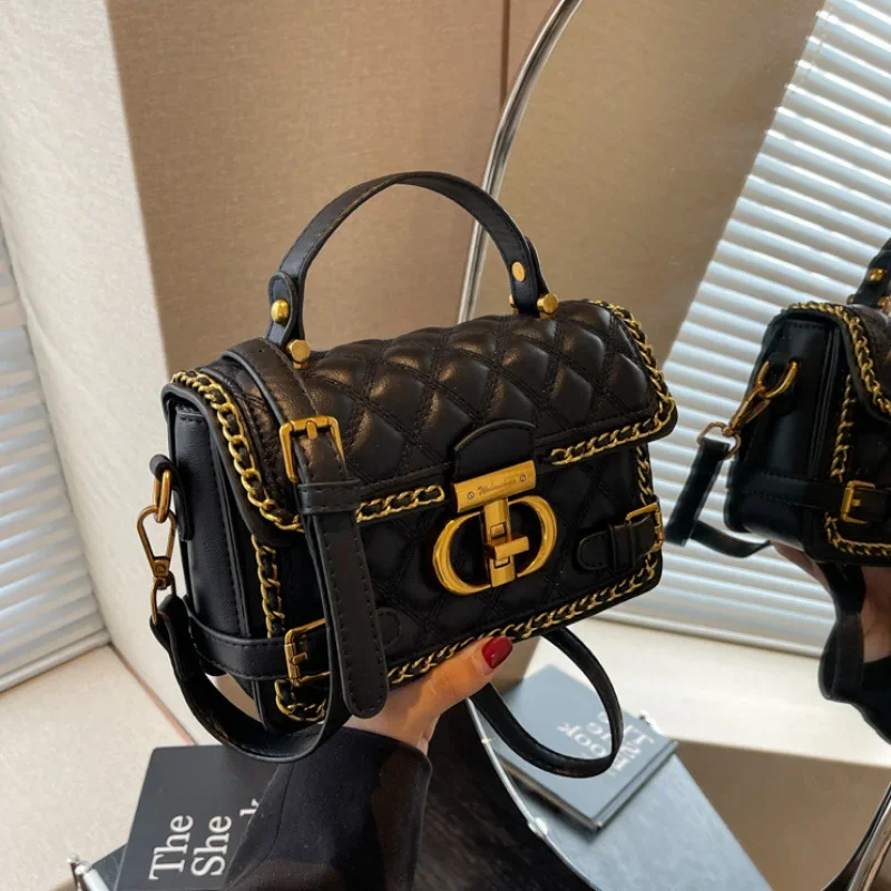 

​ ​ Сумка премиум-класса 2025 года с верхней ручкой, шикарная трансформируемая сумка через плечо и сумка через плечо для женщин, структурированная сумка «день-ночь»