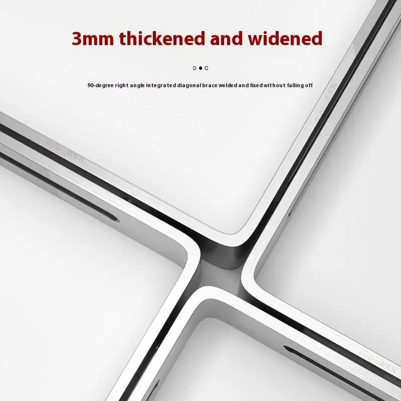 2Pcs Multiple Sizes Suitable For Cabinets Furniture Stainless Steel Adjustable 90 Degree Angle L-Shaped Corner Code