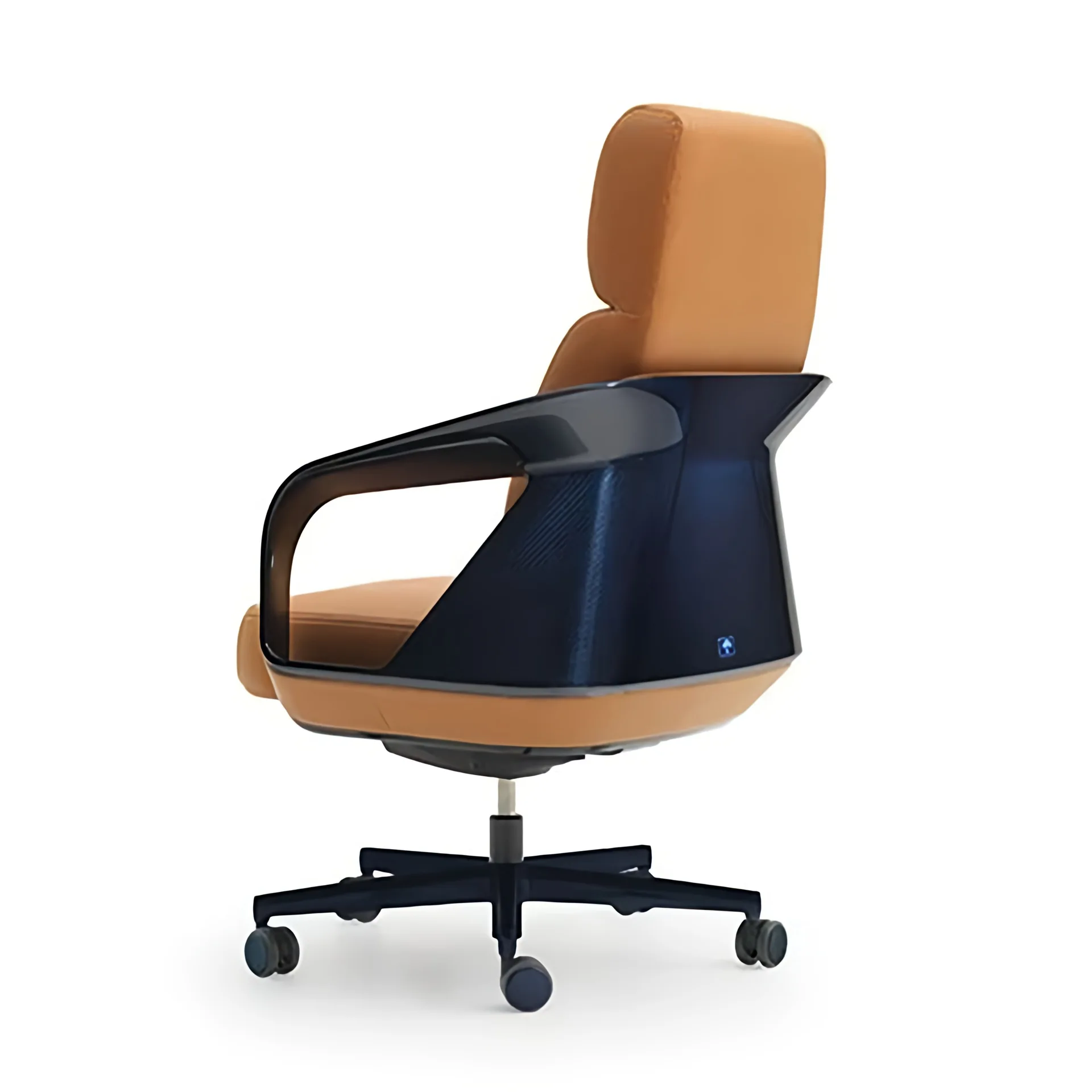 كرسي مكتب فاخر خفيف مخيط يدويًا من الجلد الطبيعي للفيلا الحديثة الراقية للدراسة كرسي مكتب رفع دوار مريح