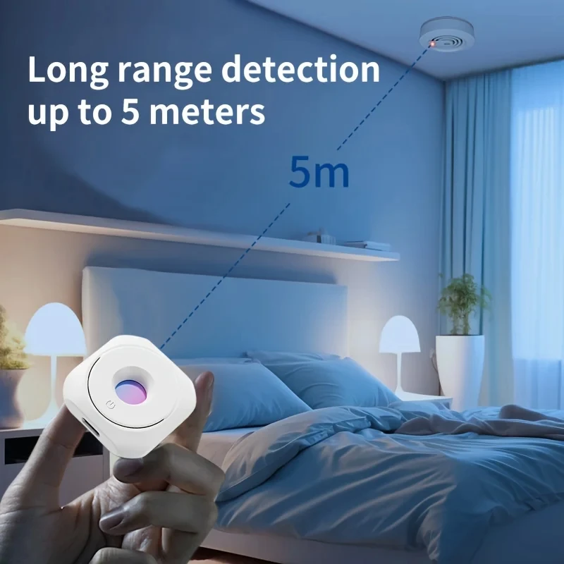 Verborgen Camera Detector Draagbare Pinhole Verborgen Lens Detecteren Finder Voor Hotel Anti Gluren Apparaat Anti Surveillance Inspectie Nieuw