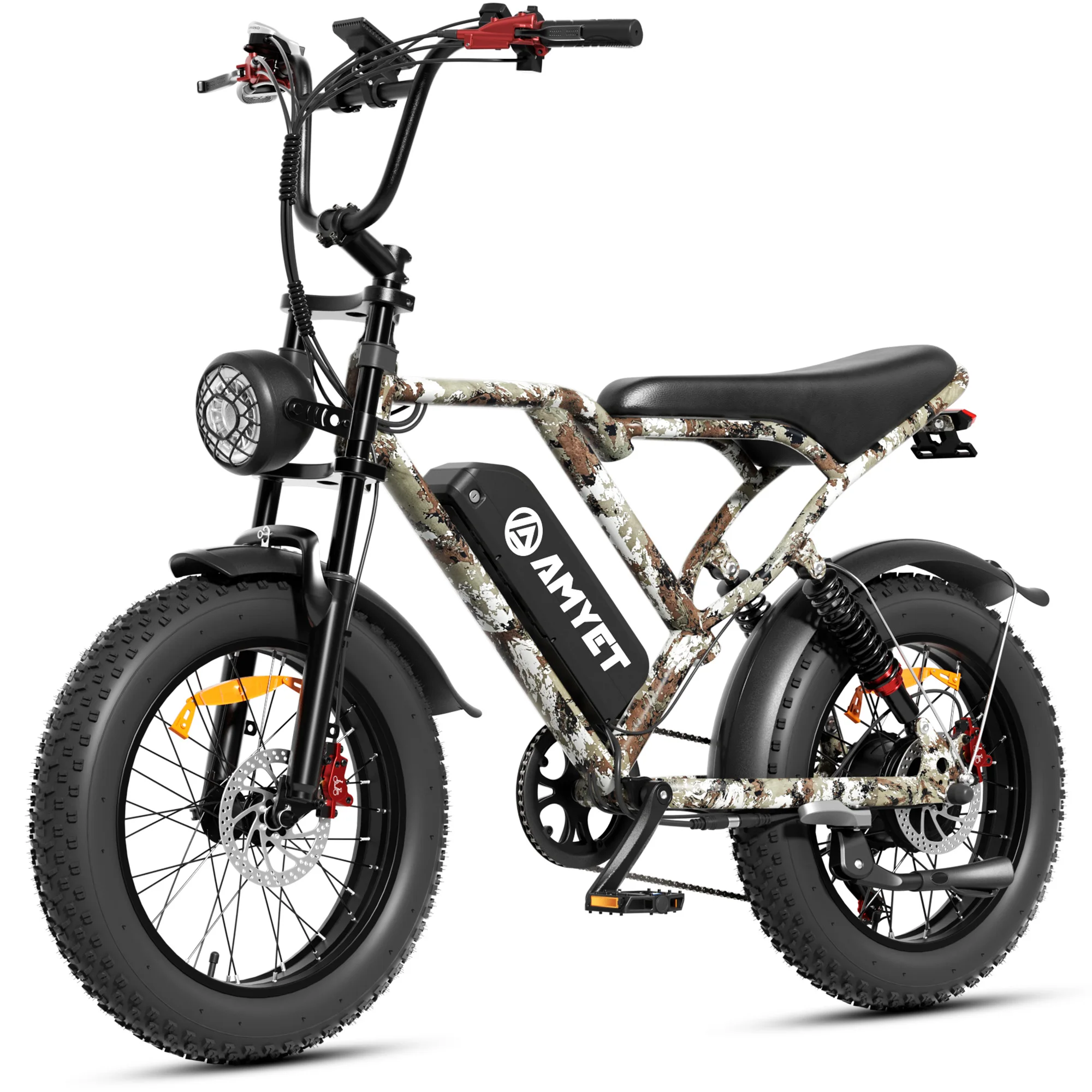 

AMYET S8-S Peak 1500W Electric Bike for Adults 48V 20Ah Ebike 30MPH Electric Bicycles Hydraulic Disc Brake Full Suspension Fork