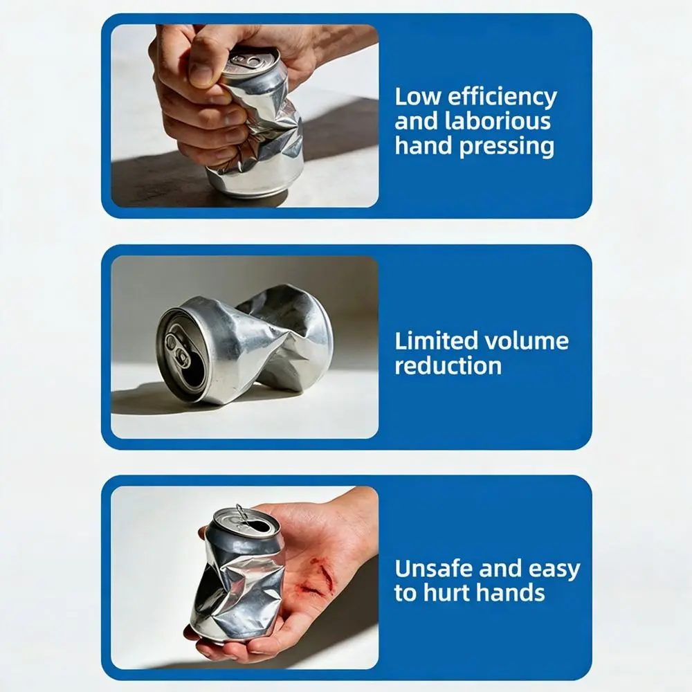 

Ручной ножничный измельчитель банок с ножным приводом, экономящий усилия, высокоэффективный, для домашнего использования, утолщенный, прочный, нескользящий