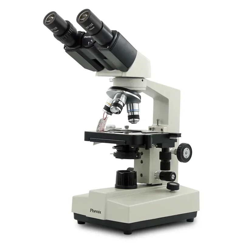 New 220v Binocular Professional Optical Biological Microscopy Students Experimental Medical Detection Breeding