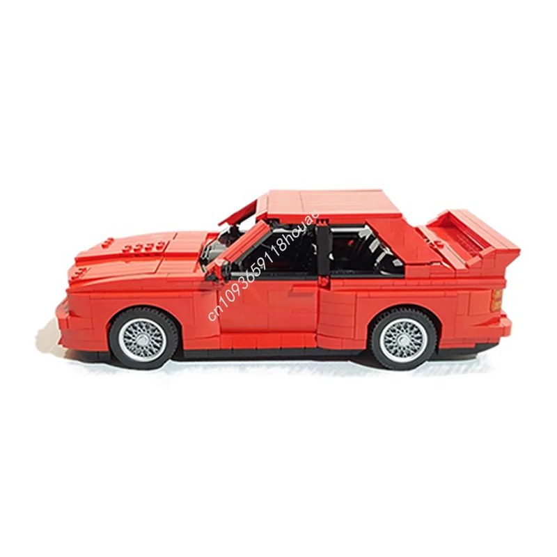 1493PCS MOC Sports Car BMW M3 (E30) Technology Model Building Blocks Stacking Bricks Creative Kid Toy Gift Diy Educational