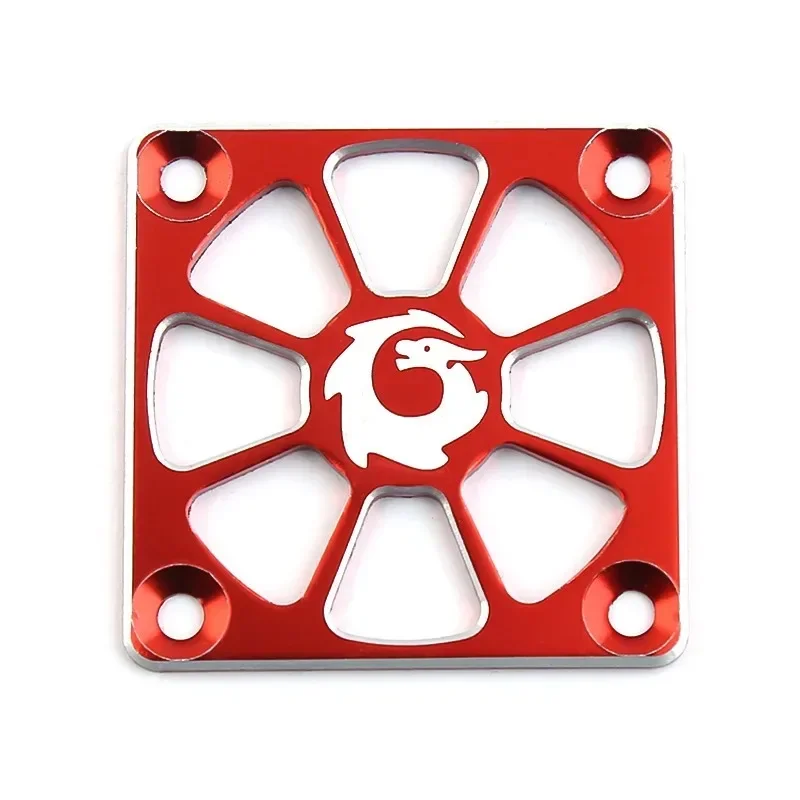 Osłona wentylatora ze stopu aluminium 40x40mm - Osłona ochronna na wentylatory chłodzące silniki i regulatory ESC - Wentylowana konstrukcja pasuje do większości modeli w skali 1/8-1/10