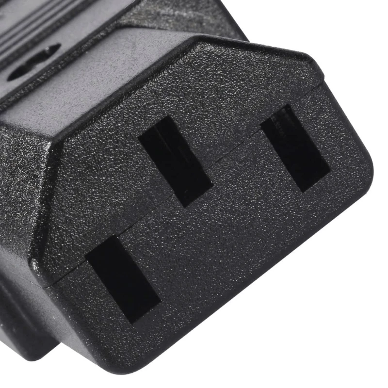 C13 C14 Plug Replacement Rewirable Power Connector Electrical 3 Pin Socket Dropship