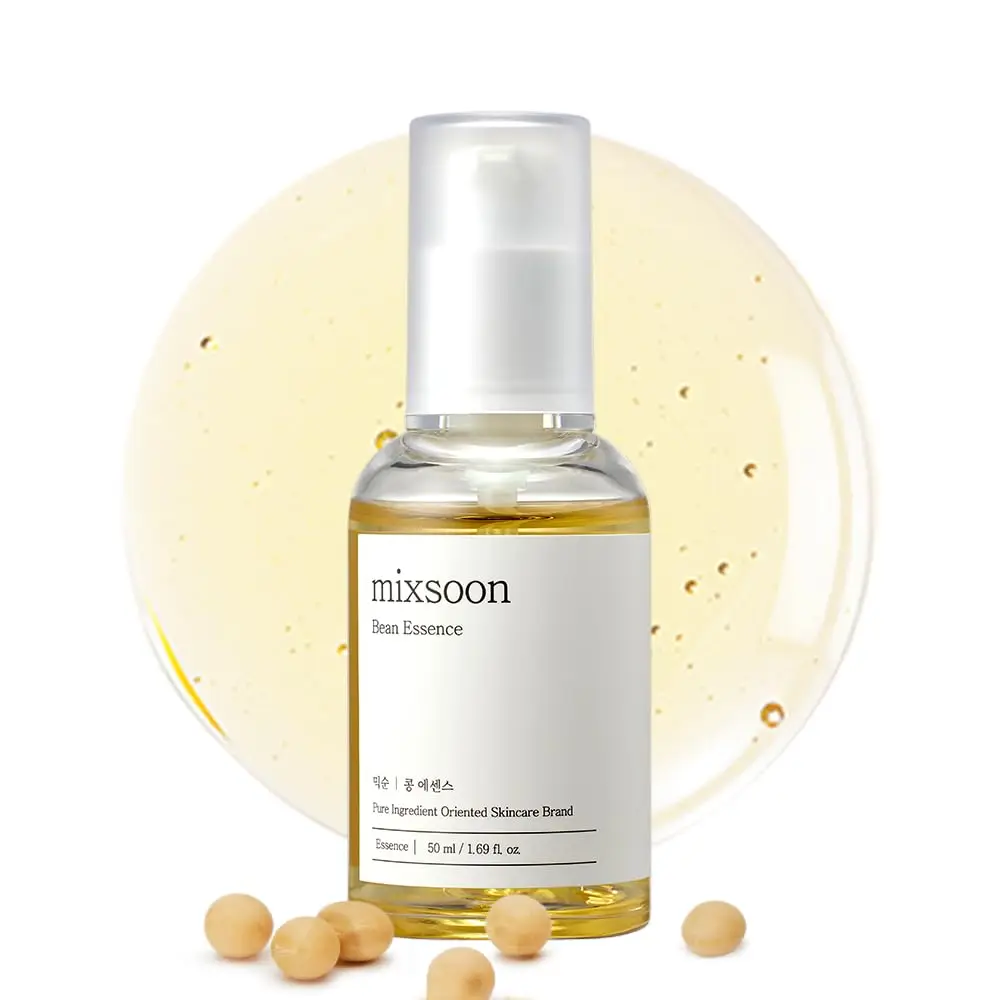 Mixsoon Bean Essence مقشر مرطب للعناية بالبشرة الكورية مصل حمض الهيالورونيك الزجاجي (1.6 أونصة سائلة (عبوة من 1) 50 مل #1