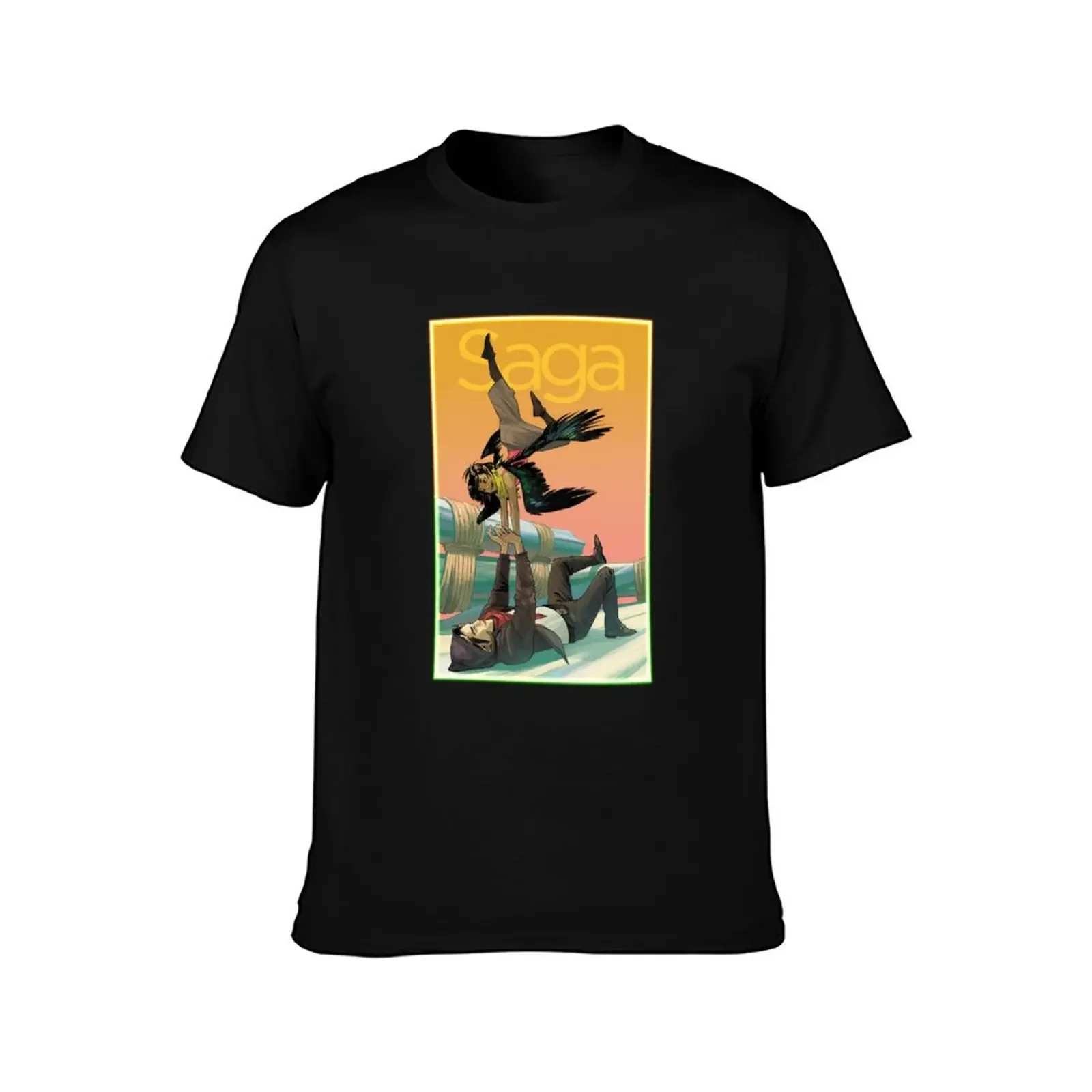 Saga Comic #8 T-Shirt Short sleeve tee blacks fashion shirts clothing for men