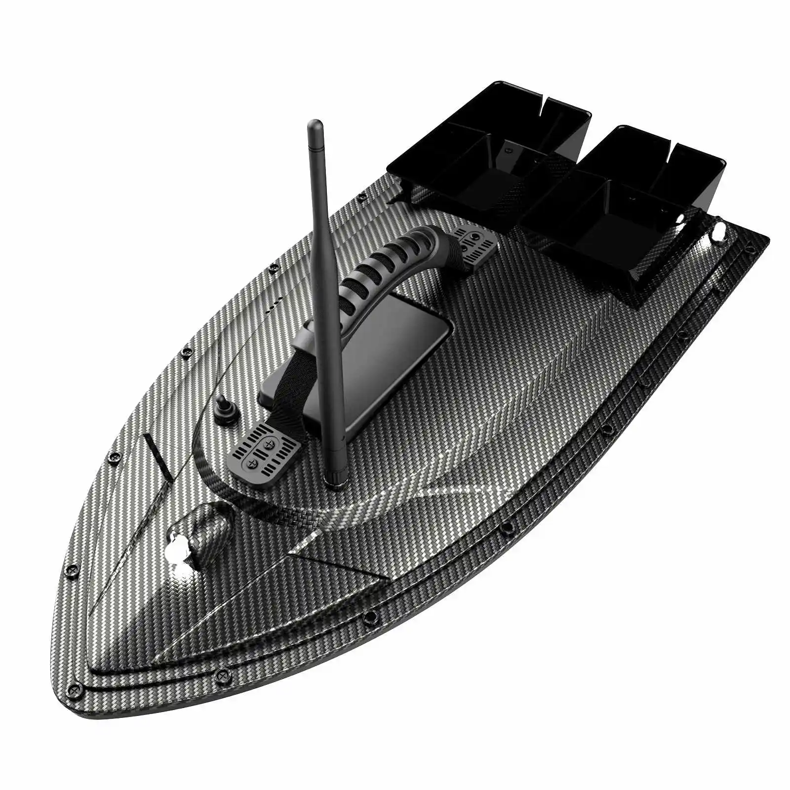 V070  40 Points GPS Fishing Bait Boat Night Light 500M  Remote Control Boat Auto Return Boat Upgrade