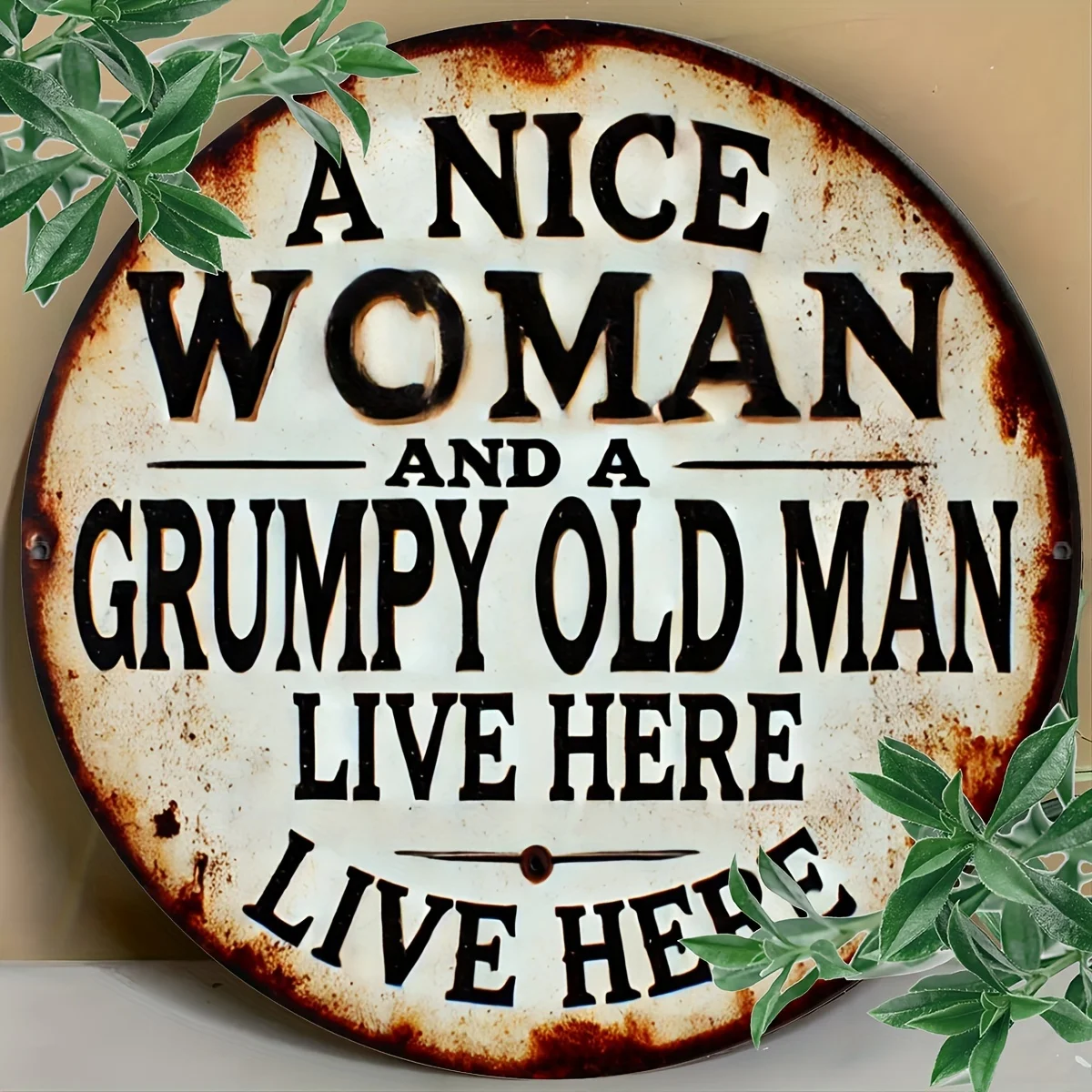 A Retro Aluminum Metal Sign 