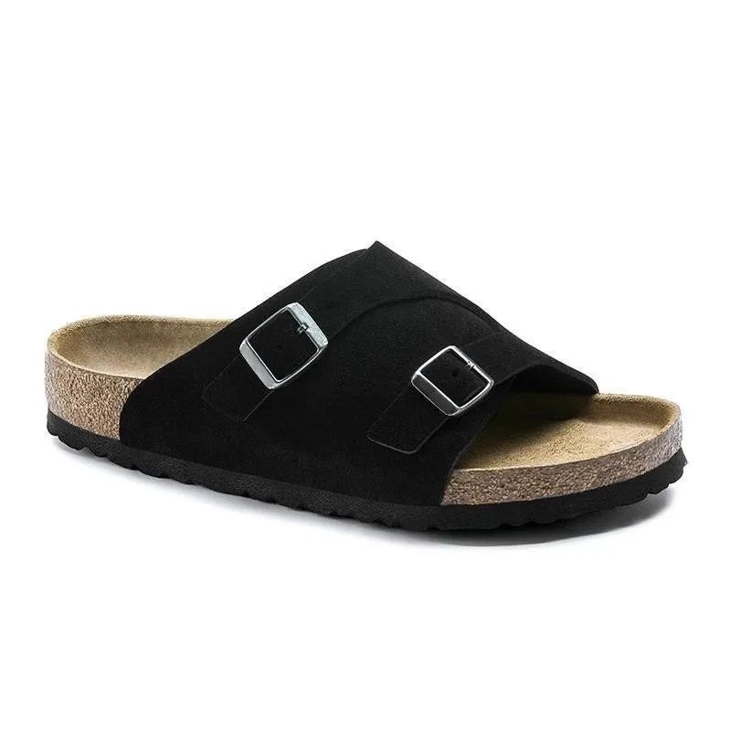 Nouvelle tendencia antideslizante Liège pantoufles hommes femmes retro été mode Casual sandalias de plage