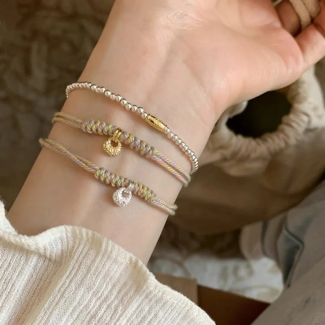 

Hand Woven Bracelets Vintage National Style For Men Women Lucky Exam Success Bracelet Fashion Good Luck Charm Bangles Gifts