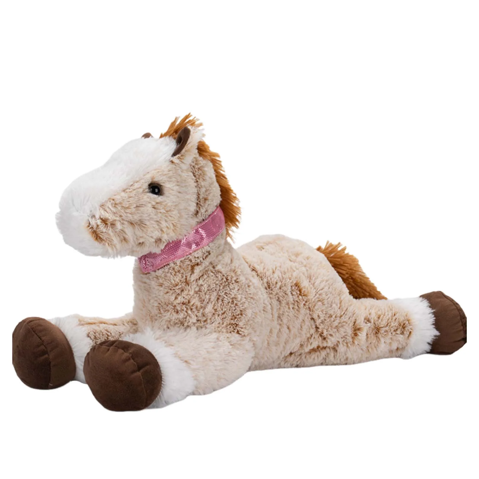 

Alphabet Games for Toddlers Soft And Ma Da Ma h Toy Brown Horse Doll Children's Companion And Pillow Cloth Wooden Pole Game