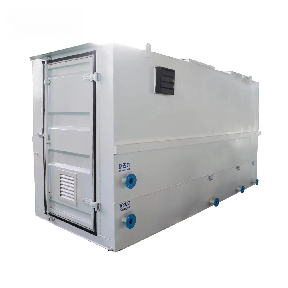 Automatic Unattended Domestic Sewage Treatment System Waste Water Plant Mbbr Integrated Equipment