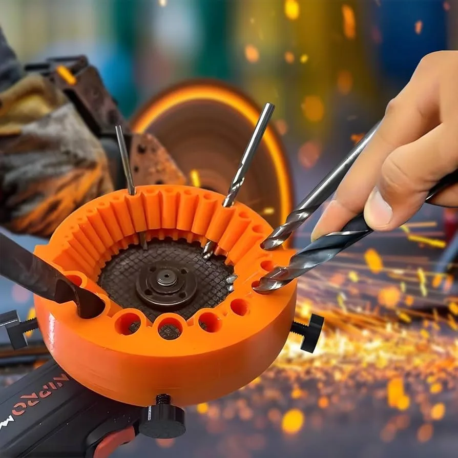Multipurpose Drill Bit Grinding Sharpener Polishing Grinding Tool 125mm Angle Grinder Powered Tool Parts For 2-13mm Drill Bits