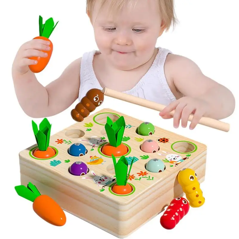 Carrot Sorting Toy Carrot Shape Sorting Game Harvest Game Matching Puzzle Colorful Carrot Shape Matching Puzzle Preschool