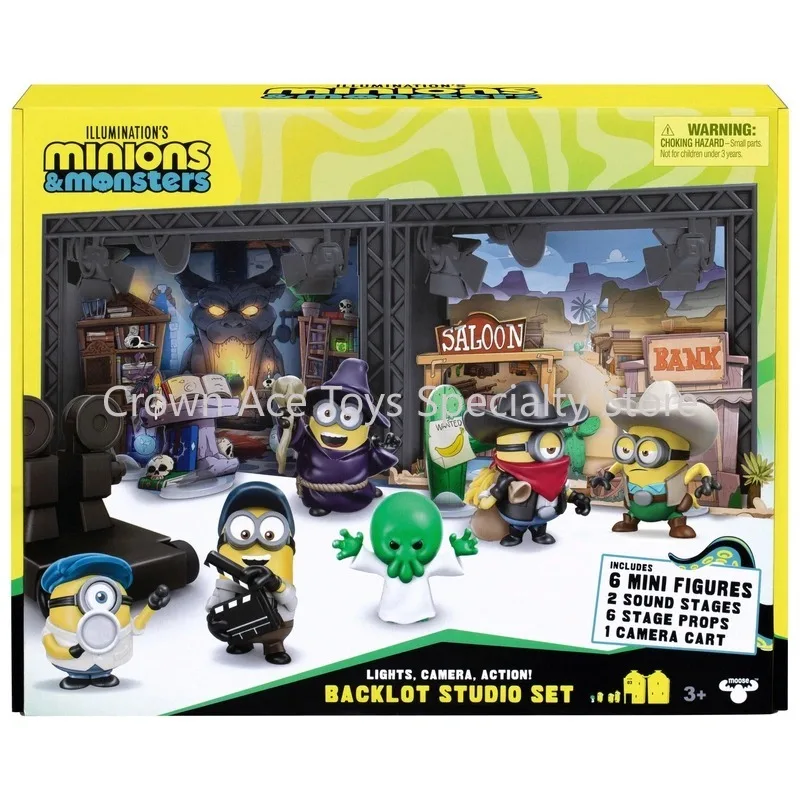 Original Moose Minions Monsters Sound Stage Action Figure Toys