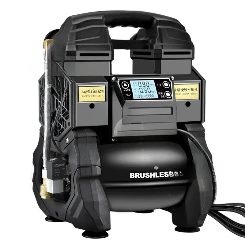 

220 V Brushless Variable Frequency Air Compressor Oil-free Mute Air Pump High-pressure