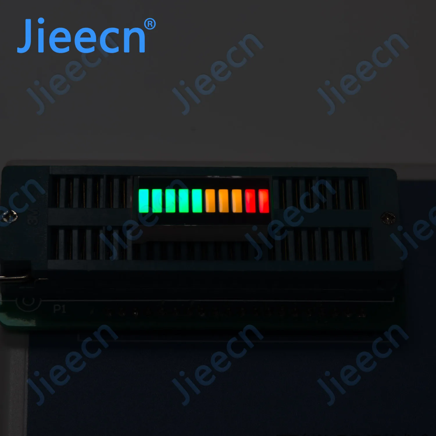 30/50PCS LED Bar graph Light 8-segment 10-segment 2010 2510 Yellow Blue Pure green Red White Bargraph color display multi color image 5