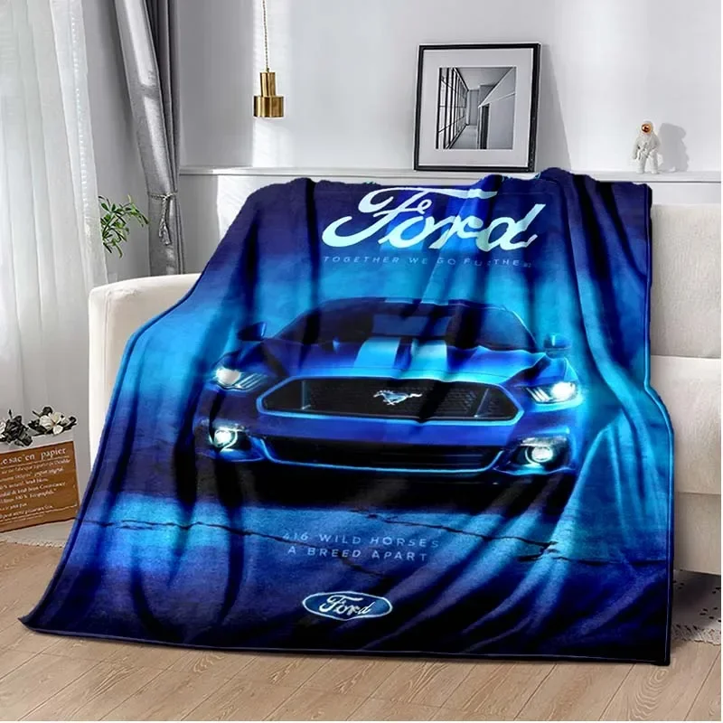 Mustang coperta trapunta leggera tenere in caldo tessuto carino coperta divano letto Home Office disponibile in tutte le stagioni