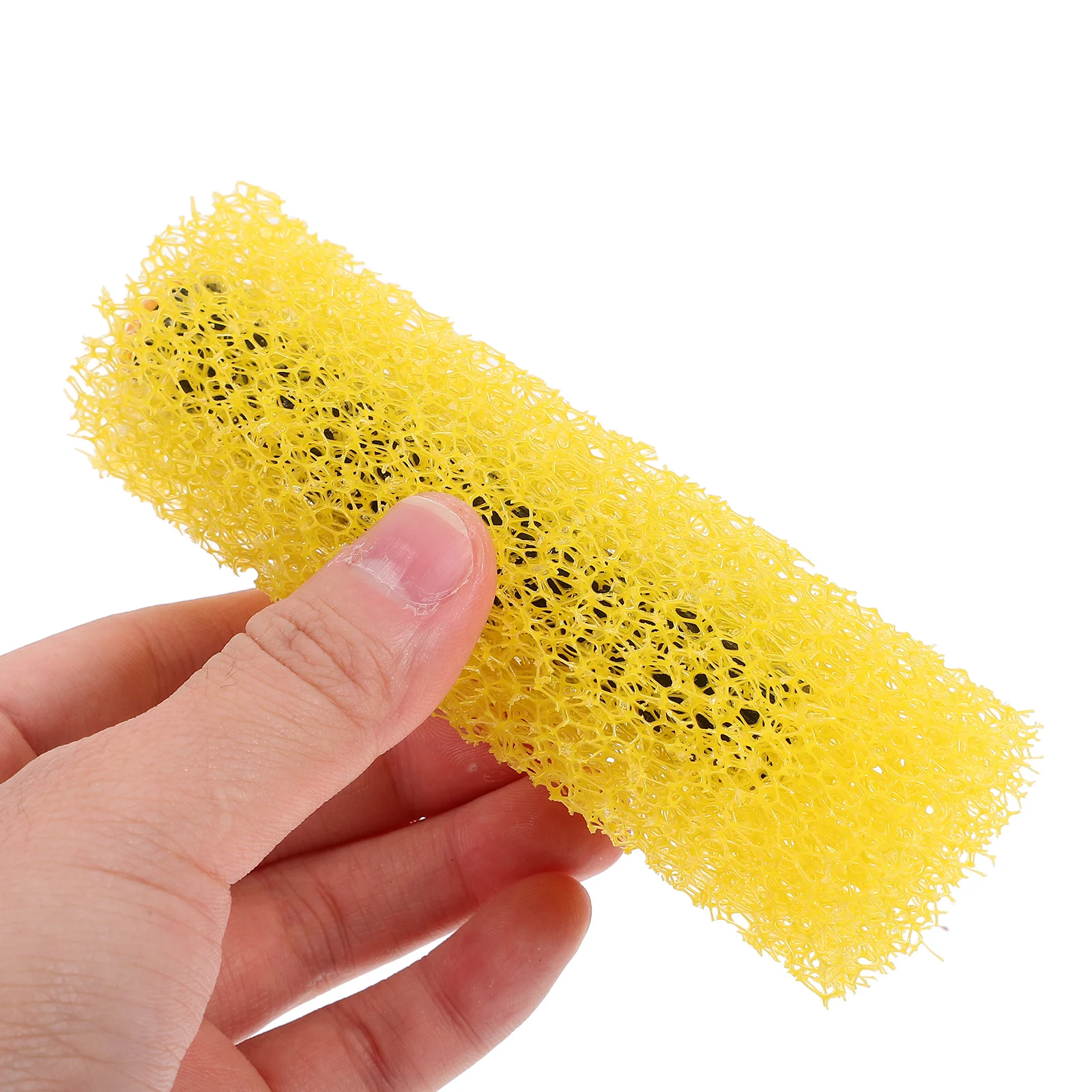 10 Pcs Embroidery Roller Foam Texture Sponge Yellow Covers Refillable Paint Roller 4 Inch House Painting Drywall Ceiling Tools