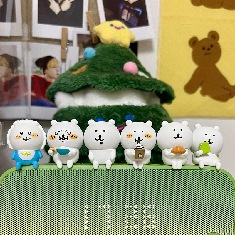 

Genuine Nagano Bear Sit Posture Toy Mini Figurine Joke Bear Nagano Collectibles Desktop Ornaments Anime Peripheral Gifts