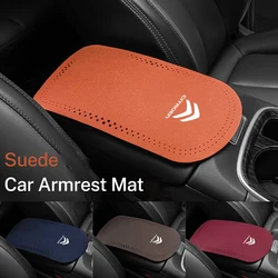 Car Armrest Mat Center Console Arm Rest Protection Cushion For CITROEN C1 C2 C3 C4 C4L C6 C5 VTS C-ELYSEE e-C4 Auto Accessories
