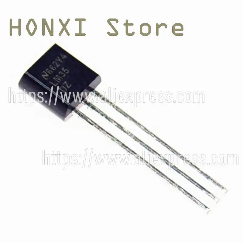 

10PCS New original LM35DZ precision temperature sensor LM35 upright TO-92