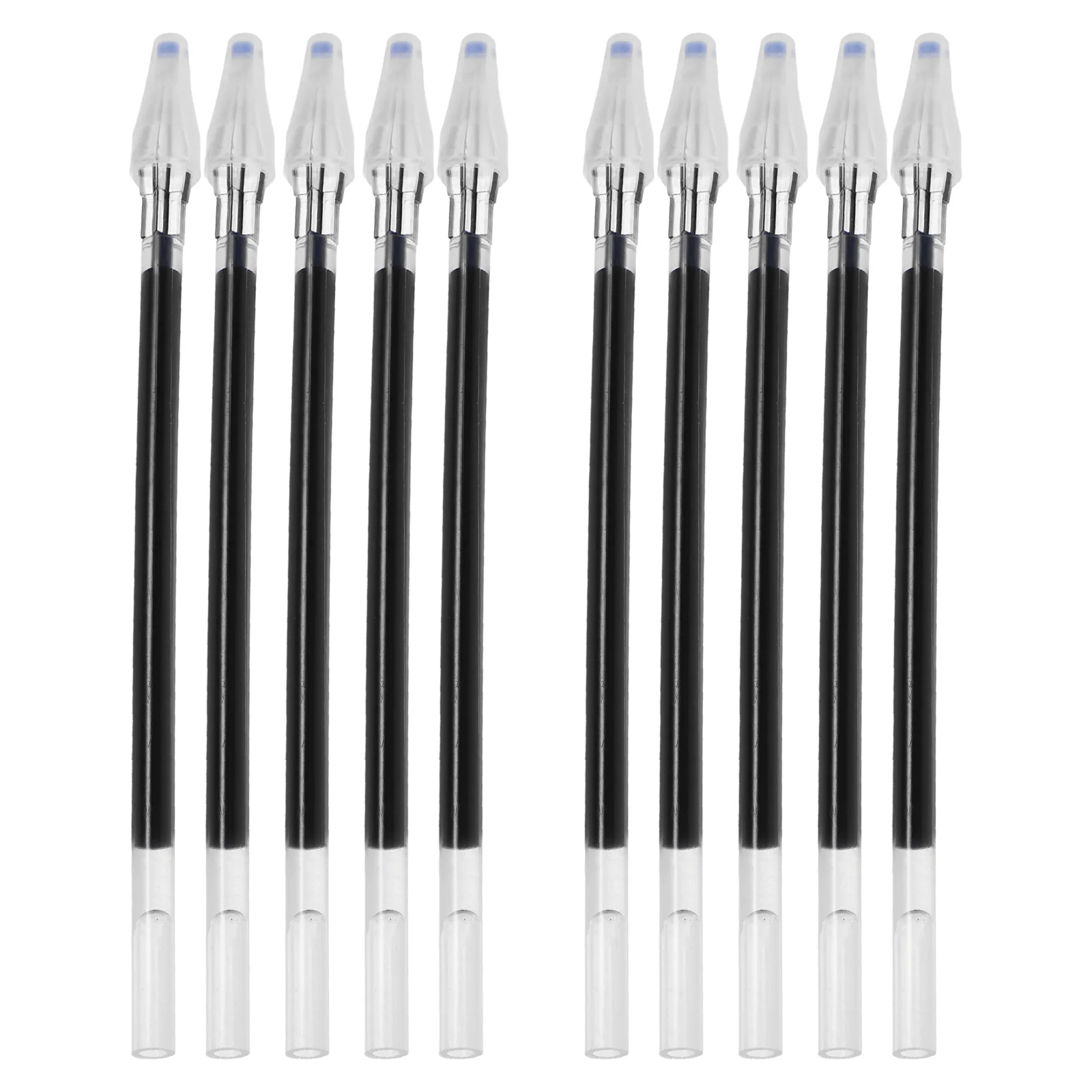 30 Pcs Wood Carving Refill Writing Pen Ink Refills Diamond Head Black Plastic Gel